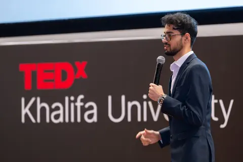 Speaking at TEDxKhalifa University